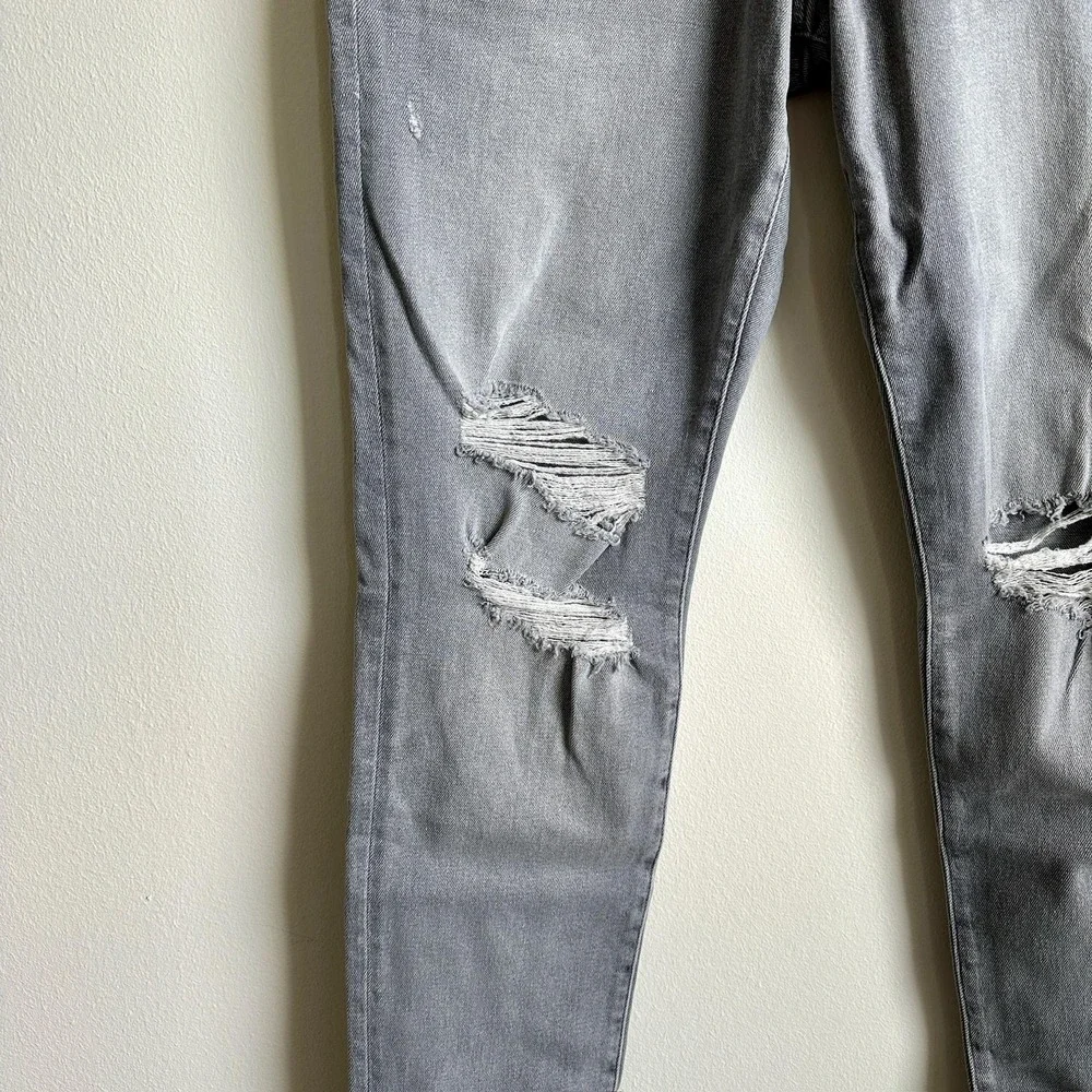 Joes Jeans The Dean Kinetic Jeans‎ Mens 32x32 Gray Slim Tapered Distressed Denim